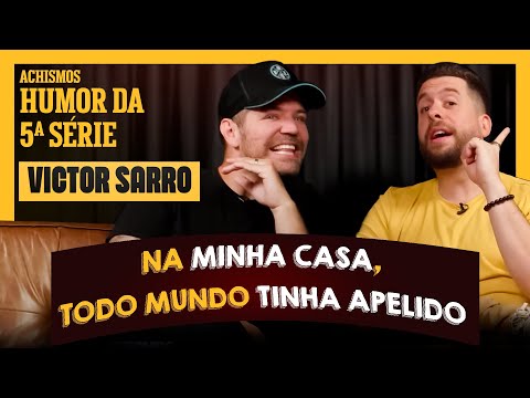 POR QUE VICTOR SARRO É O COMEDIANTE MAIS IDIOTA DO BRASIL? | ACHISMOS PODCAST #252