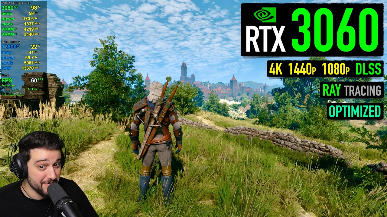 RTX 3060 12GB - The Witcher 3 Remastered