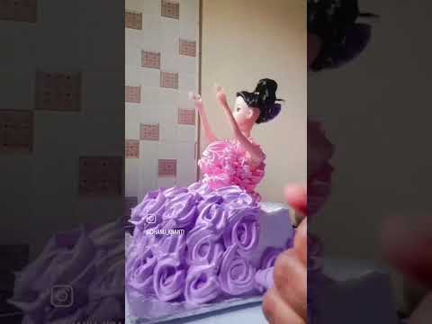 Dk's  bakes 😍#homemade#kranti#doll cake 🎂