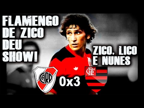 GOLS RIVER PLATE 0x3 FLAMENGO - MELHORES MOMENTOS 1982 NA ARGENTINA.