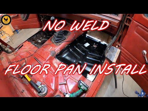 New Floor Pans save the $500 Ranger. Weld Free Rust repair.