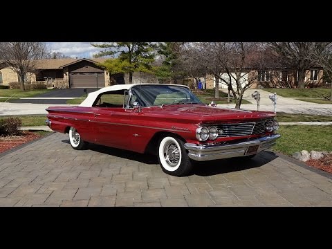 1960 Pontiac Bonneville Convertible with Engine Start Up & a Ride on My Car Story with Lou Costabile