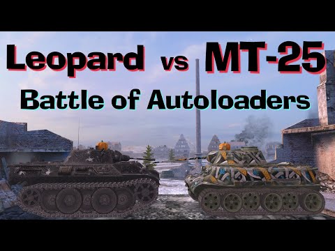 WOT Blitz Face Off || Leopard vs MT-25 || Battle of Machine gun