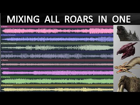 Mixing ALL Monsterverse Roars in One