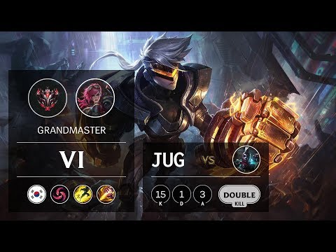 Vi Jungle vs Ekko - KR Grandmaster Patch 9.19