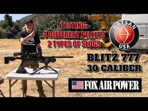 HATSAN BLITZ 777 TARGET SHOOTING AND OUTDOOR FUN WITH FOX AIR POWER PART 2