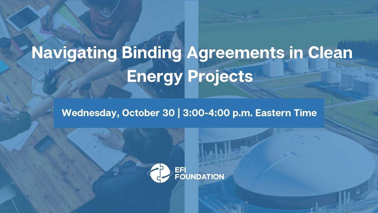 Navigating Binding Agreements in Clean Energy Projects