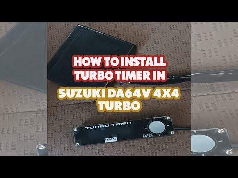 HOW TO INSTALL TURBO TIMER IN (SUZUKI DA64V 4X4 TURBO)