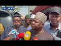 Wike Anayanwu S Supporters Boo PDP Chairman Oyo Bauchi Govs At PDP Secretariat