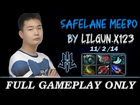 Safelane Meepo by Lilgun.423 a.k.a. Lilgun.x123 - Full Gameplay Meepo #164