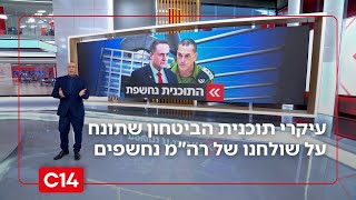 עיקרי תוכנית הביטחון שתונח על שולחנו של רה"מ נחשפים | החדשות (חדשות ערוץ 14) - התמונה מוצגת ישירות מתוך אתר האינטרנט יוטיוב. זכויות היוצרים בתמונה שייכות ליוצרה. קישור קרדיט למקור התוכן נמצא בתוך דף הסרטון