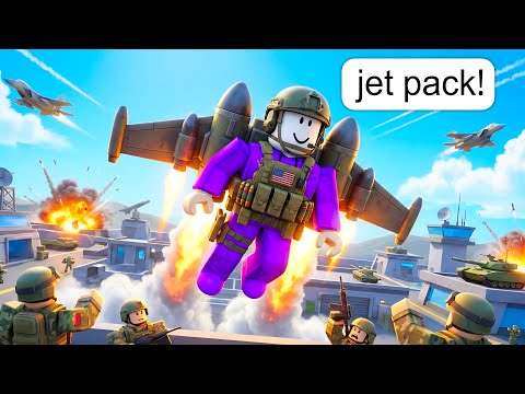 Using a JETPACK on Roblox Turned Me Into a SUPER SOLDIER