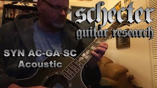 Video thumbnail for 2018 Schecter SYN AC-GA SC // Dead Man's Bathrobe Improvisation in Eb Minor // December 27, 2021 by Old Guitar Man