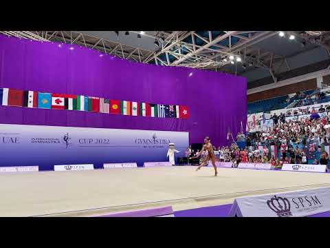 Lala Kramarenko Clubs AA 1st UAE Gymnastika Cup 2022