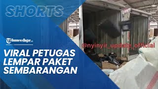 Viral Petugas Ekspedisi Sembarangan Lempar Paket Kiriman Pelanggan, Banyak Warganet yang Geram