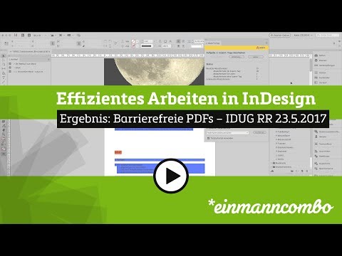 Aufzeichnung IDUGRR: InDesign-Effizienz & Barrierefreie PDFs