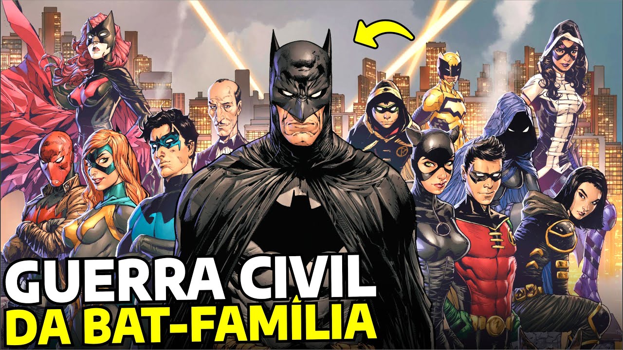 GUERRA CIVIL DA BAT-FAMÍLIA! A Guerra de Gotham Parte 1
