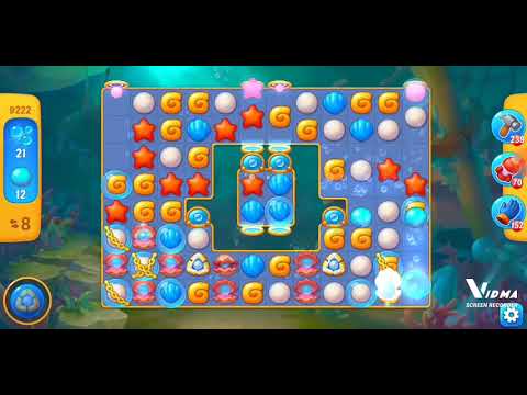 Fishdom. 9222 level no boosters and diamonds. 17 moves