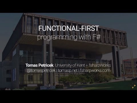 Functional-first programming with F# - Tomas Petricek