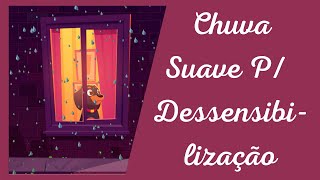 Som de Chuva Suave Sem Trovão Para Dessensibilização de Cães