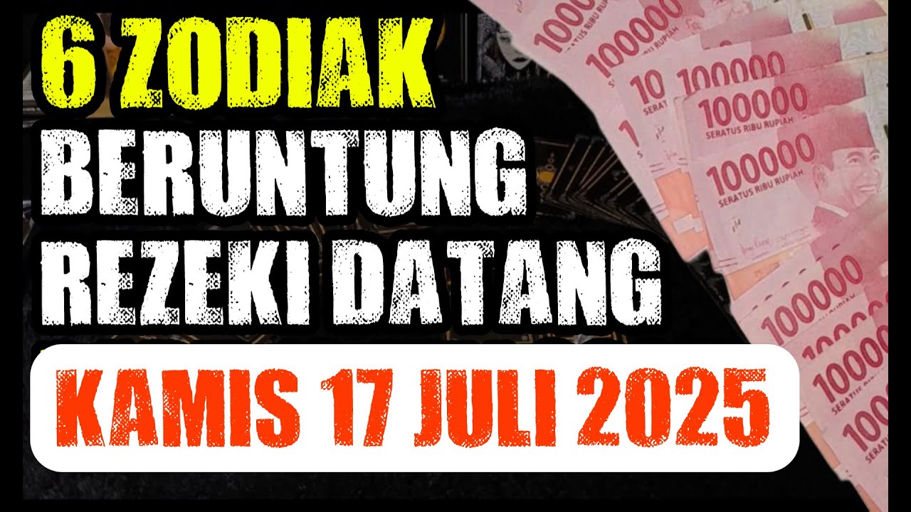 ZODIAK BERUNTUNG HARI INI KAMIS 17 JULI 2025 LENGKAP DAN AKURAT