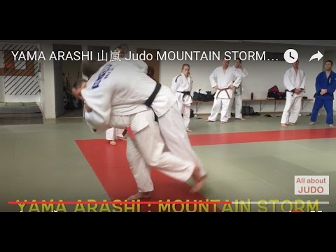 YAMA ARASHI   山嵐  Judo MOUNTAIN STORM Throw