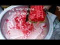 Amazing Watermelon Cutting Skils Watermelon Juice In Summer Street Food Of Karachi Pakistan