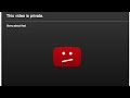 PRIVATE VIDEO ERROR