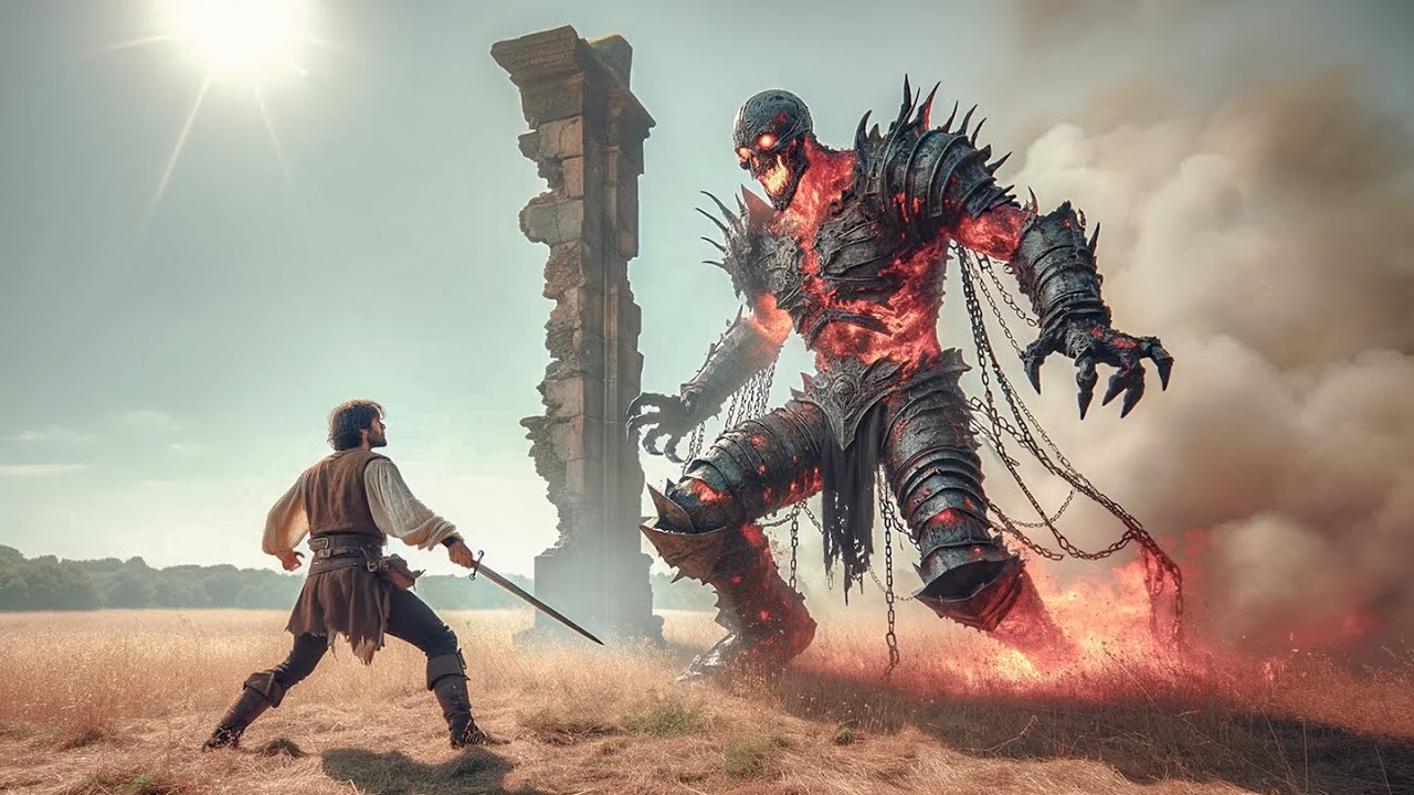 Father Sells His Son's Soul and He is Persecuted by an Infernal Being Who Wants to Take Him to Hell