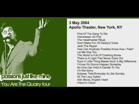 🎤 Morrissey - May 3, 2004 - New York, NY, US