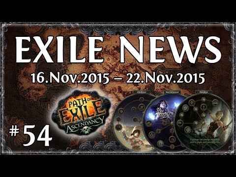 Exile News #54 - Ascendancy update revealed, threshold jewels and more!