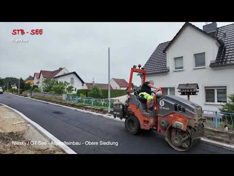 STB See - FlightView - Niesky - Asphalteinbau - Obere Siedlung OT See / Teil 2