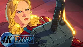 Thor vs Captain Marvel the Party-Pooper Fight Scen