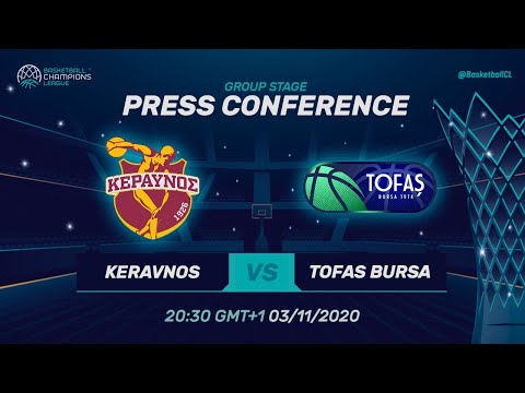 Keravnos v Tofas Bursa - Press Conference | Basketball Champions League 2020/21