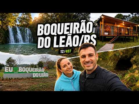 BOQUEIRÃO DO LEÃO/RS - Cascata do Gamelão, Paleotoca, Perau da Negra, Cascata da Colônia Jardim