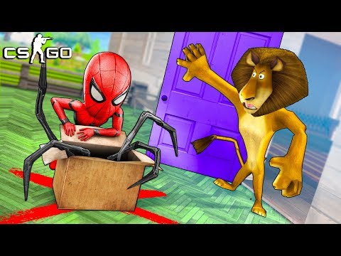 ОПАСНОЕ МЕСТО С ЛОВУШКОЙ! ЧЕЛОВЕК ПАУК vs ЗЛОЙ АЛЕКС! МАНЬЯК В CS:GO (ВЕСЕЛЫЕ ПРЯТКИ В КС ГО)