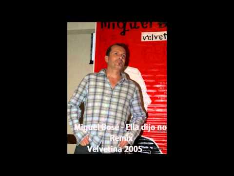 Videoclip de Ella dijo no (Remix) — Miguel Bosé