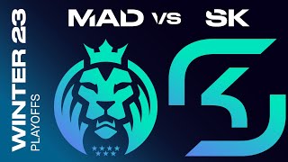 LEC Winter Split 2023 - W6D1 - MAD vs SK BO5