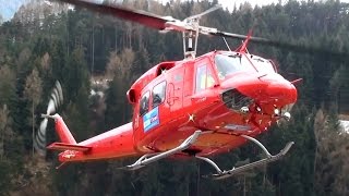 Bell 212 Twin Huey engine start and take off from 