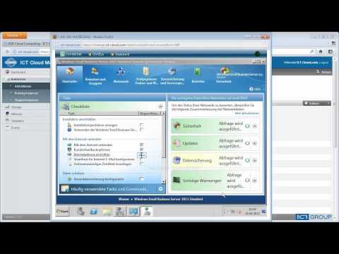 SBS 2011 Bereitstellung, Installation und Konfiguration auf ICT-Cloud.com