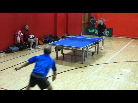 Spenser Lam vs Jaroslaw Osmialowski - AMZ vs Experior - Chicago Table Tennis League