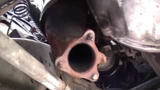 Episode 25 Replacing 2003 Nissan frontier catalytic converter(s) P0420 part 2