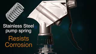 Harris Chemically Resistant Professional Empty Spray Bottles, 32oz (3-Pack)