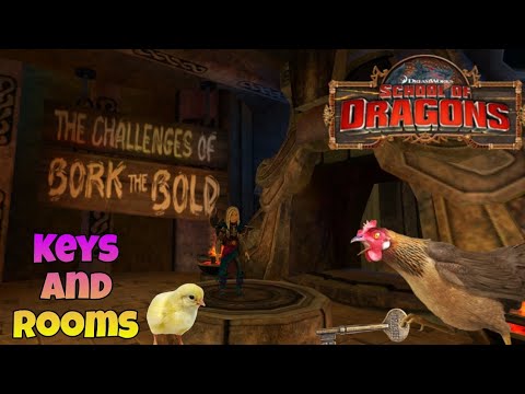 School of Dragons: Thawfest 2023 ! Maze - Keys and Rooms Tutorial!