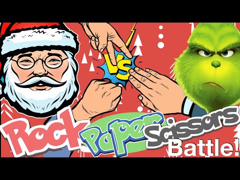 Grinch Winter Battle! Rock Paper Scissors - Brain Break (GoNoodle Inspired Fitness Game)
