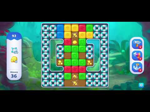 FISHDOM BLAST LEVEL 92 ~ No boosters