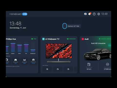 ioBroker - VIS - Homeboard - Demovideo
