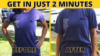 How To Stretch A Tee Shirt That Is Too Small?
