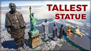 ◄ Tallest statue size comparison ► 3d animatio