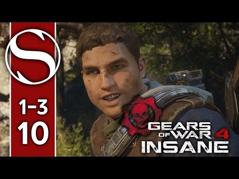 GEARS OF WAR 4 INSANE ACT 1-3 - Let's Play Gears of War 4 / Gears of War 4 Gameplay - Part 10